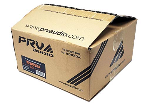 2 x PRV Audio 10W650A 10" Sub Woofer Alto Series Pro Audio Bass Speaker 1300W 8 Ohm