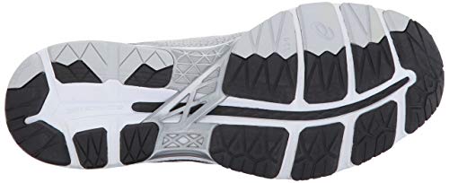 ASICS Men's Gel-Kayano 24 Running Shoe, Silver/Black/Mid Grey, 13 2E US