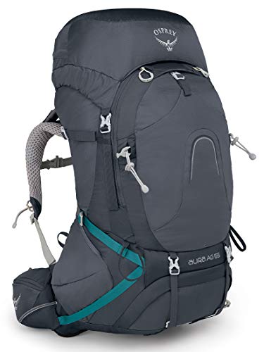 Osprey Packs Pack Aura Ag 65 Backpack, Vestal Grey, Small