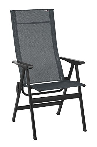 Lafuma LFM2780-6897 High Back Chair, Obsidian