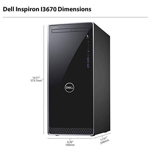 2019 Dell Inspiron High Performance Desktop Computer, 8th Gen Intel Hexa-Core i5-8400 Up To 4.0GHz, 16GB DDR4 RAM, Win-10 Home