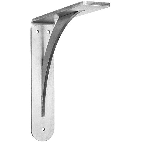 Brunswick Designer Countertop Support Bracket - Federal Brace - Proudly Made in America (16", Stainless Steel)