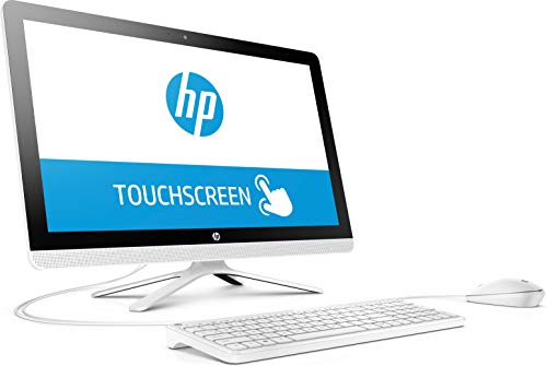 2017 New Edition HP 23.8inch High Performance TouchScreen All in One Desktop Intel Quad Core AMD A8 4GB RAM 1TB HDD Win10 White