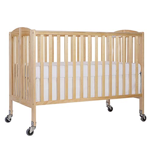 Dream On Me Folding Full Size Convenience Crib, Natural