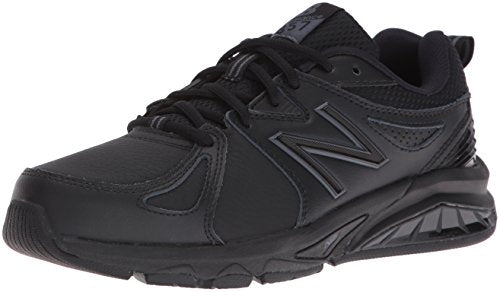 New Balance Women's 857 V2 Cross Trainer, Black/Black, 7 W US