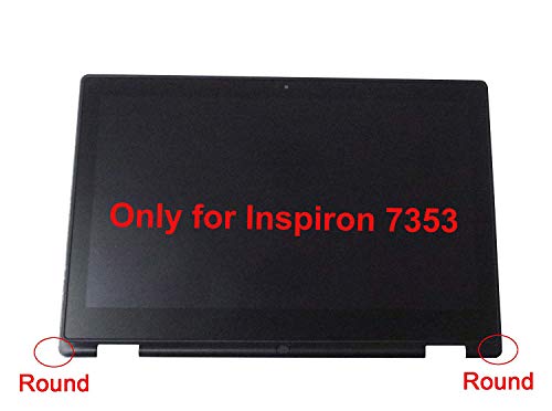 KREPLACEMENT 13.3" Touch Screen Replacement Assembly Digitizer + LCD Display for Dell Inspiron 13-7353 Full HD 1080p 1920×1080 (YouTube Video Instruction Available) (with Bezel)