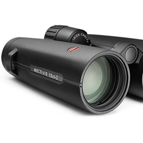 Leica 8x42 Noctivid Water Proof Roof Prism Binocular with 7.7 Degree Angle of View, Black