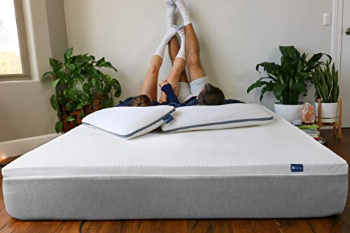 100% Natural Latex Mattress Topper - Soft Firmness - 2 Inch - Full Size - Cotton Cover Included.