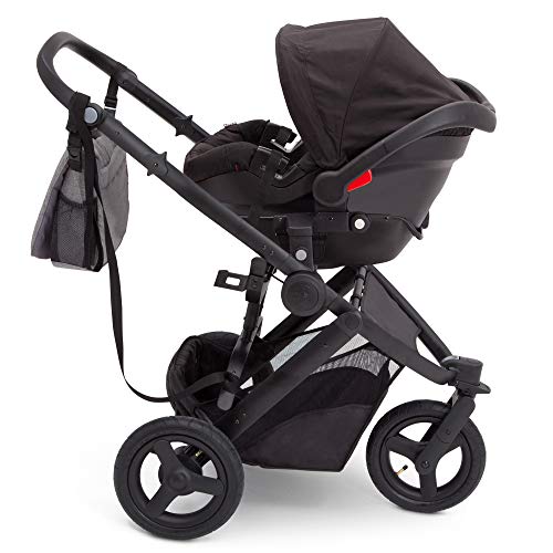 Jogging Stroller | All Terrain Baby Jogger | Sport Utility | JPMA Safety Certified | J is for Jeep Brand | Grey on Black Frame