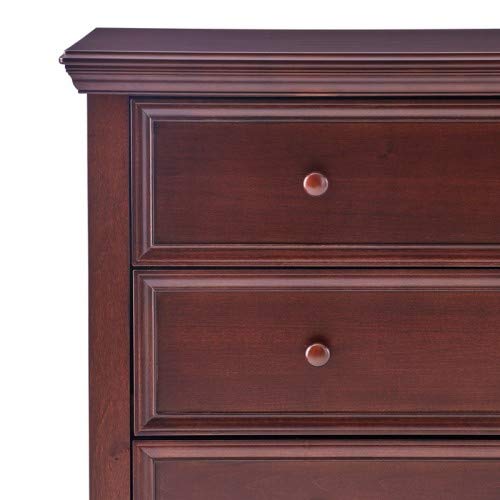 Easy-to-Assemble Transitional 3-Drawer Dresser - Built-in Hardware, Changing Table Height, 3 Spacious Drawers, Sculpted Wooden Knobs, Anti-Tip Kit, Morocco