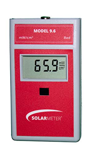 Solar Light Company, Inc Solarmeter Model 9.6 Red Light Meter - Measures from 577-661nm with Range from 0-199.9 mW/cm² Red Light