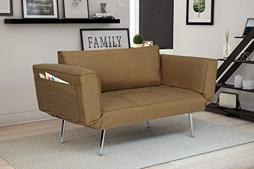 Novogratz Leyla Loveseat, Tan