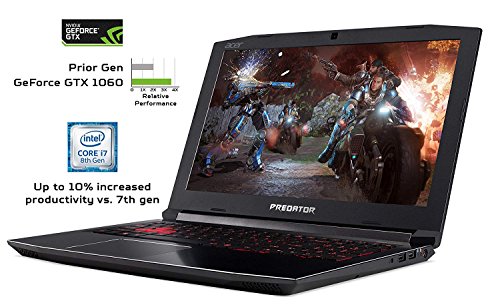 15.6in Gaming Laptop 512GB SSD NVDIDA GTX 1060 6GB WiFi Win 10