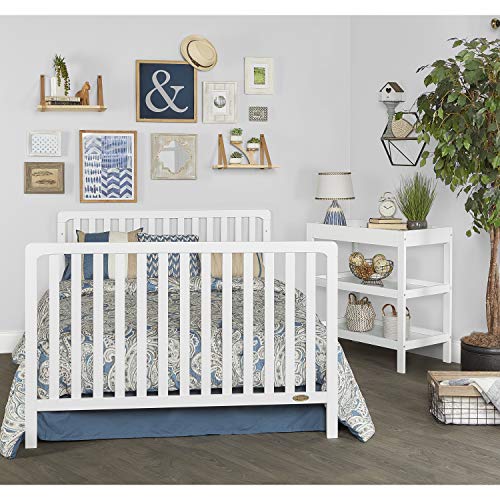 Dream On Me Ridgefield 5 in 1 Convertible Crib in White