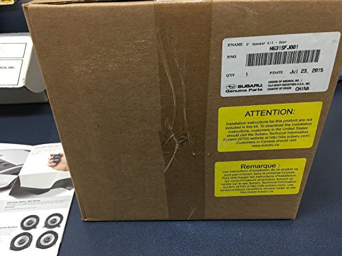 2012-2017 OEM Upgreade Speaker Kit by Kicker Subaru WRX STi Crosstrek Impreza H631SFJ001