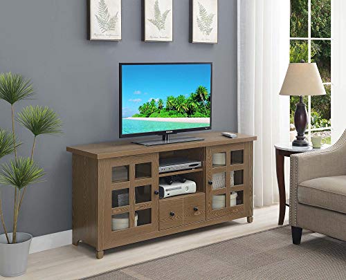 Convenience Concepts Newport Park Lane 60" TV Stand, Driftwood
