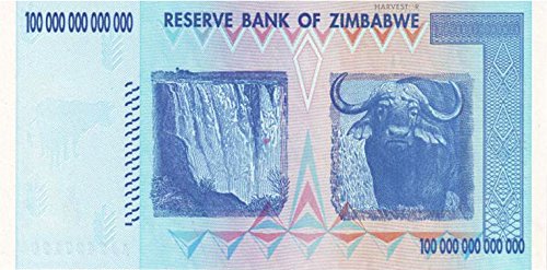 2008 No Mint Mark Zimbabwe $100 Trillion Dollar Banknote - AA/2008 Series Pick-91 Uncirculated - WORLD'S LARGEST DENOMINATION BANKNOTE! $100 Trillion Dollars Seller Brilliant Uncirculated