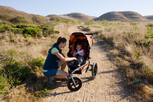 BOB Revolution SE Single Jogging Stroller, Black