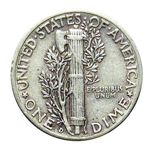 1000 SILVER MERCURY DIMES BAG - $100 FACE VALUE - ASSORTED DATES - TRULY UNSEARCHED