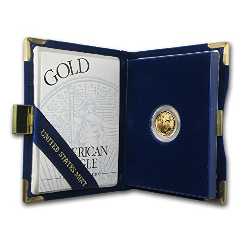 1995 W 1/10 oz Proof Gold American Eagle (w/Box & COA) Gold Brilliant Uncirculated