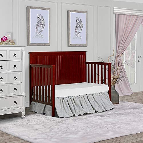 Dream On Me Alexa 5 in 1 Convertible Crib in Pebble Grey