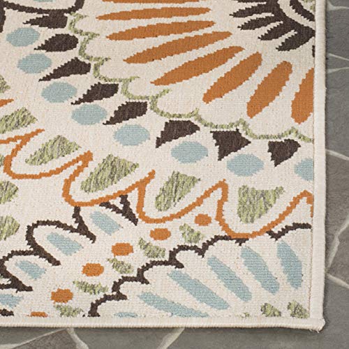 Safavieh Veranda Collection VER091-0614 Indoor/ Outdoor Area Rug, 8' x 10', Cream/Green