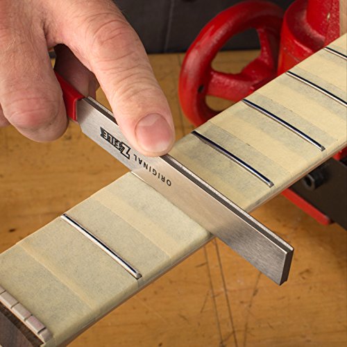 StewMac Z-File Fret Crowning File, Original Z-File - Two Diamond Edges - Shapes Both Sides At Once -Speeds Up Work!