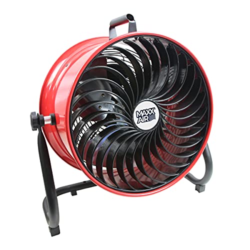 Maxx Air High Velocity Floor Fan, 16" Diameter Multi-Purpose Portable Air Circulator for Shop, Home, Restoration