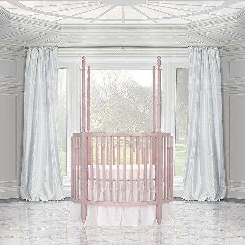 Dream On Me Sophia Posh Circular Crib, Blush Pink