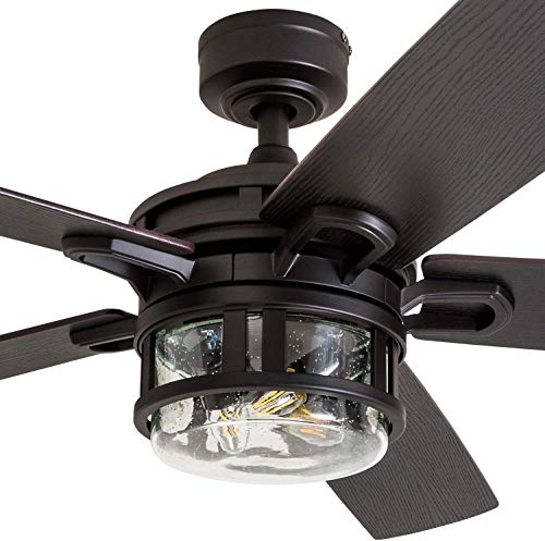 Honeywell Ceiling Fans 50690-01 Bonterra, 52 inches, Matte Black