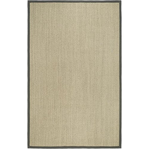 Safavieh Natural Fiber Collection NF443B Tiger Eye Marble and Grey Sisal Area Rug (10' x 14')