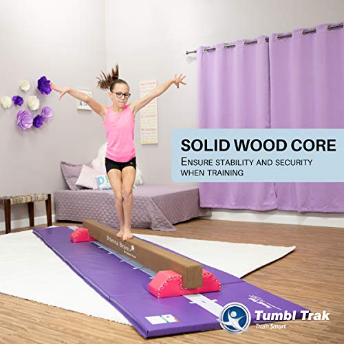 Tumbl Trak Brianna Balance Beam, Suede
