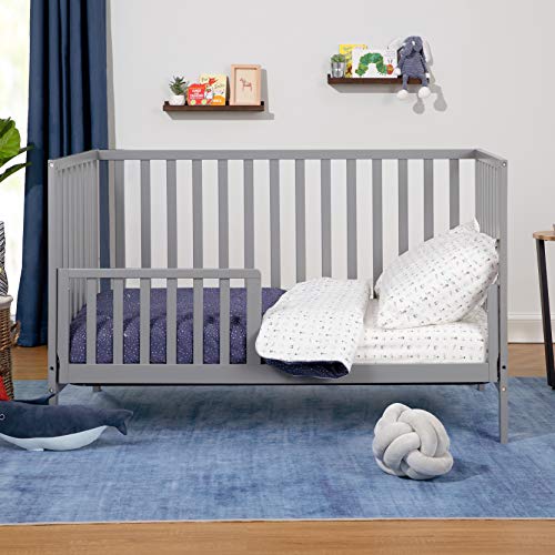 DaVinci Union 4-in-1 Convertible Crib in Grey, Greenguard Gold Certified