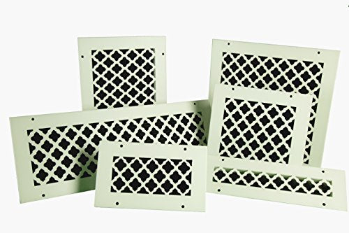 20 x 30 White (Paintable) Tuscan Ceiling and Wall Air Returns and Grilles (22" x 32" Overall)
