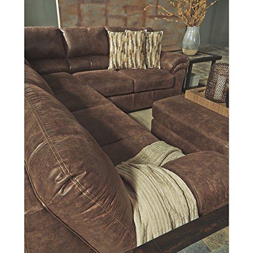 Signature Design by Ashley - Bladen Contemporary Plush Upholstered Sofa, Coffee Brown