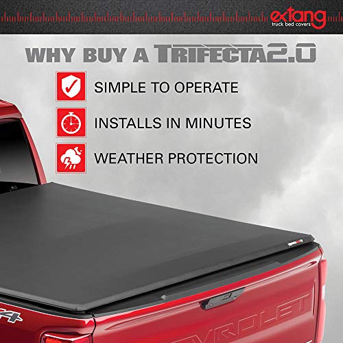 extang Trifecta 2.0 Soft Folding Truck Bed Tonneau Cover | 92485 | Fits 2015 - 2020 Ford F-150 8' 2" Bed (97.6")