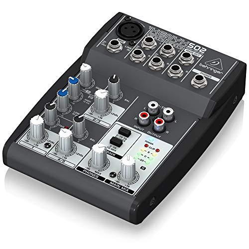 🏆4-PACK Premium Xenyx 502 Premium 5-Input 2-Bus Mixer with XENYX Mic Preamp and British EQ