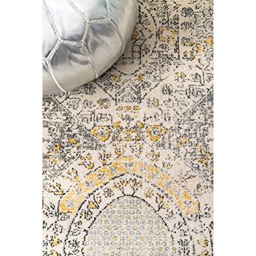 nuLOOM Minta Vintage Area Rug, 6' 7" x 9', Gold