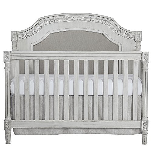 Evolur Julienne 5 in 1 Convertible Crib, Antique Grey Mist