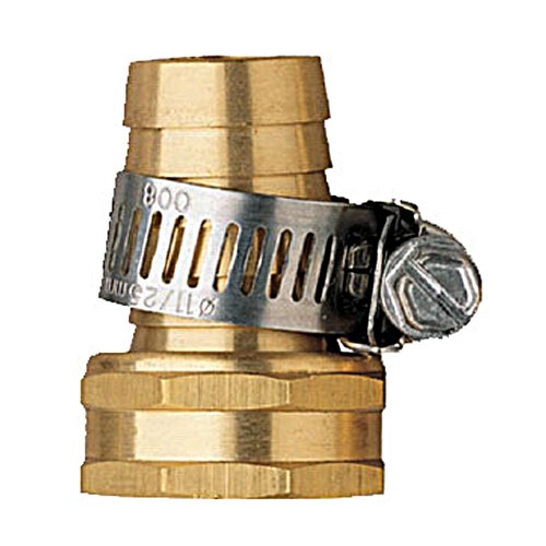 100 Pack - Orbit 5/8 Female Aluminum Water Hose Repair Kit with Hose Clamp