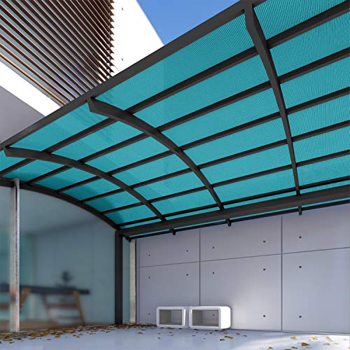 Windscreen4less Turquoise Green Sunblock Shade Cloth,95% UV Block Shade Fabric Roll 6ft x 69ft