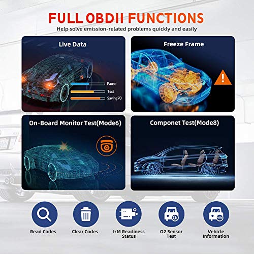 LAUNCH Scan Tool CRP Touch PRO Elite 2021 Newest All System Diagnostic Scanner Tool, 7 Reset Services Oil SAS EBP BMS DPF ABS Bleeding Throttle Adaptation Auto VIN 7.0 Android, One-Click Free Update