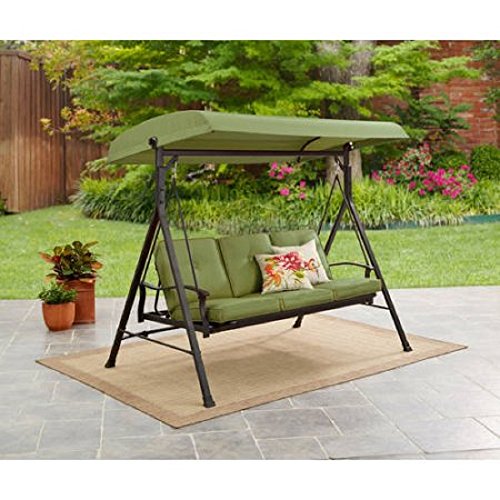 Mainstays Belden Park 3-Person Hammock Swing (Green)