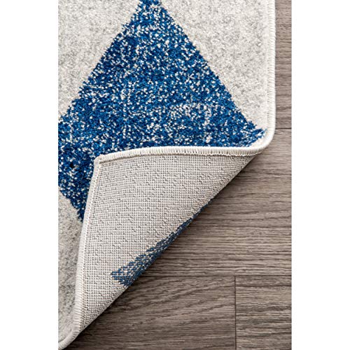 nuLOOM Shaina Tribal Area Rug, 8' 10" x 12', Blue