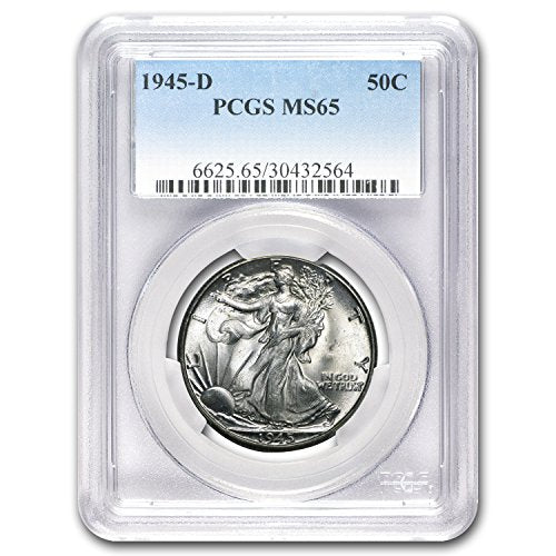 1945 D Walking Liberty Half Dollar MS-65 PCGS Half Dollar MS-65 PCGS