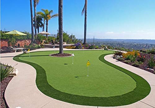 · Petgrow · Pro Putting Green Golf Artificial Grass Turf 13FTX77FT， Indoor Outdoor Golf Training Mat, Synthetic Fake Grass for Baseball Football Gym Sports