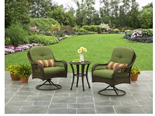 3-Piece Outdoor Furniture Set, Better Homes and Gardens Azalea Ridge 3-Piece Outdoor Bistro Set, Seats 2