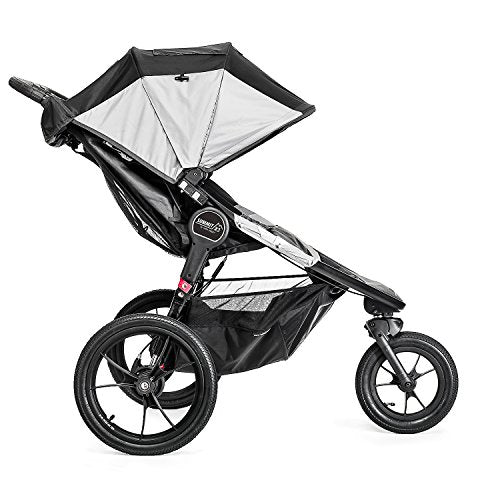 Baby Jogger Summit X3 Double Jogging Stroller - 2016 | Air-Filled Rubber Tires | All-Wheel Suspension | Quick Fold Jogging Stroller, Black/Gray