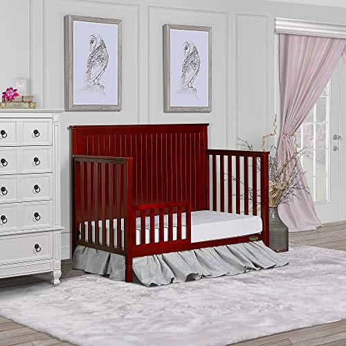 Dream On Me Alexa 5 in 1 Convertible Crib in Pebble Grey