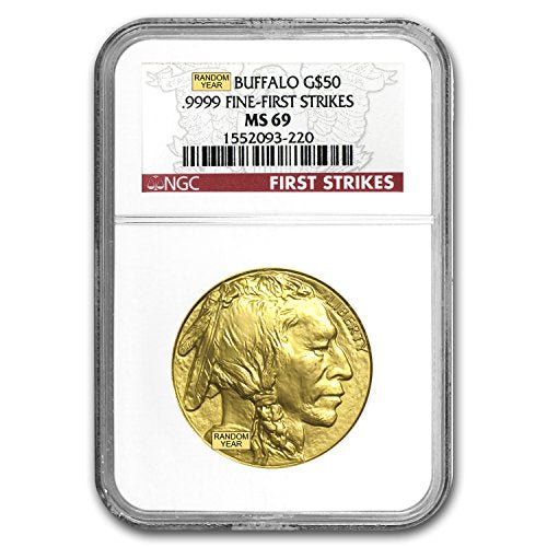2006 - Present 1 oz Gold Buffalo MS-69 NGC (Random Year) 1 OZ MS-69 NGC